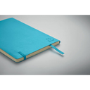 A5 recycled notebook бирюзовый