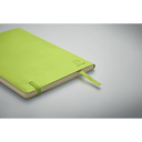A5 recycled notebook лайм