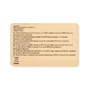 Карта RFID из бамбука древесный