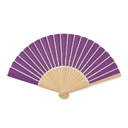 Manual hand fan фиолетовый