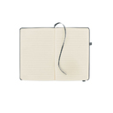 Recycled PU A5 lined notebook каменный серый