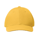 6 panels baseball cap желтый