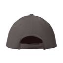 6 panels baseball cap каменный серый