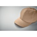 6 panels baseball cap слоновая кость