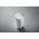Reusable event cup 500ml белый
