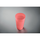Reusable event cup 500ml прозрачно-красный