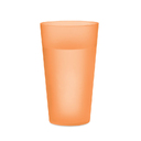 Reusable event cup 500ml прозрачно-оранжевый