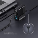 Зарядная станция 3xUSB Type-C, 2xUSB, PD, QC, 140Вт