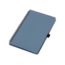 Блокнот А5 «Toledo M» с обложкой из пшеницы и пластика и шариковой ручкой