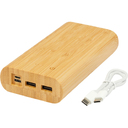 Портативное зарядное устройство «Tulda» из бамбука, 20000 mAh