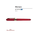 Ручка пластиковая шариковая «Monaco»