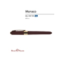 Ручка пластиковая шариковая «Monaco»