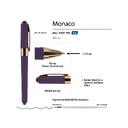 Ручка пластиковая шариковая «Monaco»
