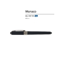Ручка пластиковая шариковая «Monaco» софт-тач