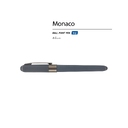 Ручка пластиковая шариковая «Monaco» софт-тач
