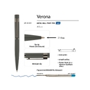 Ручка металлическая шариковая «Verona», софт-тач
