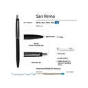 Ручка металлическая шариковая «San Remo», софт тач