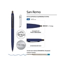 Ручка металлическая шариковая «San Remo», софт-тач