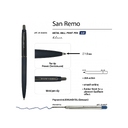 Ручка металлическая шариковая «San Remo», софт тач