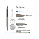 Ручка металлическая шариковая «San Remo», софт-тач