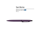 Ручка металлическая шариковая «San Remo», софт-тач