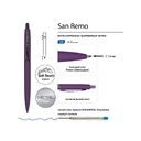 Ручка металлическая шариковая «San Remo», софт-тач