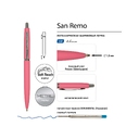 Ручка металлическая шариковая «San Remo», софт-тач