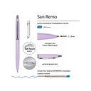 Ручка металлическая шариковая «San Remo», софт-тач
