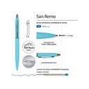 Ручка металлическая шариковая «San Remo», софт-тач