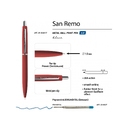 Ручка металлическая шариковая «San Remo», софт тач