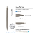Ручка металлическая шариковая «San Remo»