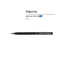 Ручка металлическая шариковая «Palermo», софт-тач