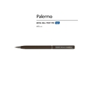 Ручка металлическая шариковая «Palermo», софт-тач