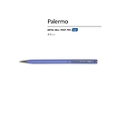 Ручка металлическая шариковая «Palermo», софт-тач