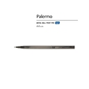 Ручка металлическая шариковая «Palermo»