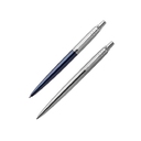 Набор из 2х ручек в подарочной коробке: Parker «Jotter Essential, Royal Blue CT и Parker Jotter Essential, St. Steel СT»