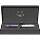Ручка шариковая Parker «Sonnet Essentials Violet SB Steel CT»