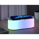 Ночник с беспроводной зарядкой и RGB подсветкой «Miracle», 15 Вт