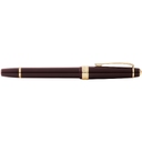 Ручка перьевая «Bailey Light Polished Burgundy Resin and Gold Tone», перо F