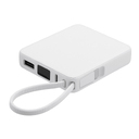 Внешний аккумулятор со встроенным кабелем USB-C «Дэнси», 5000 мАч
