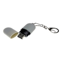 USB 2.0- флешка «Goutte Soft-touch» на 32 Гб каплевидной формы