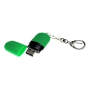 USB 2.0- флешка «Goutte Soft-touch» на 32 Гб каплевидной формы