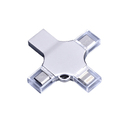 USB 3.0-флешка на 64 Гб 4-в-1 с разъемами Micro USB, Type-C и Lightning
