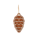 Деревянная подвеска на елку «Cedar»