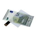 USB 2.0- флешка на 16 Гб в виде прозрачной пластиковой карты