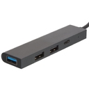 USB-хаб «Command» с коннектором 2-в-1 USB-C и USB-A, 2.0/3.0
