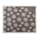 Плед Snowflake новогодний с капюшоном