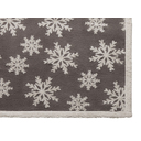 Плед Snowflake новогодний с капюшоном
