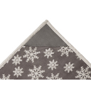 Плед Snowflake новогодний с капюшоном