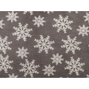 Плед Snowflake новогодний с капюшоном